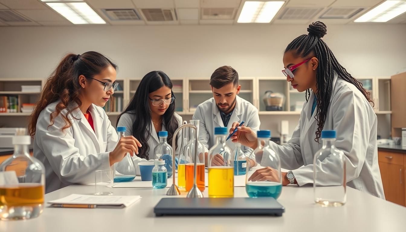 Structured study materials and learning resources on a desk
